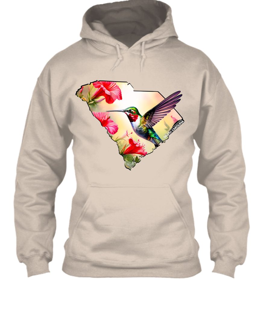 Ruby-Throated Hummingbird Hoodie