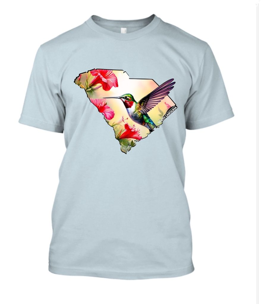 Ruby-Throated Hummingbird Comfortwash Tee